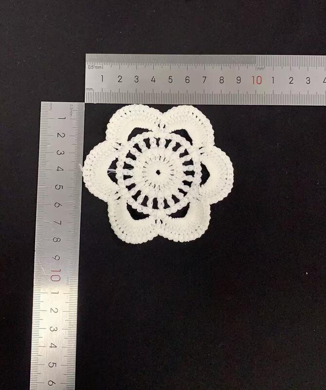quality Handmade Crochet Lace Heart Bow White Decorations Unique Multiple Lace Product factory