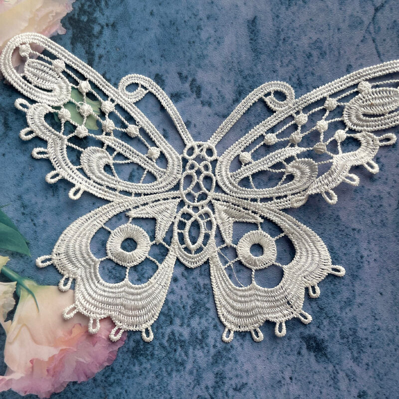 quality New DIY Clothing Decals Handmade Lace Accessories for Underwear Pants Pockets with Badges factory