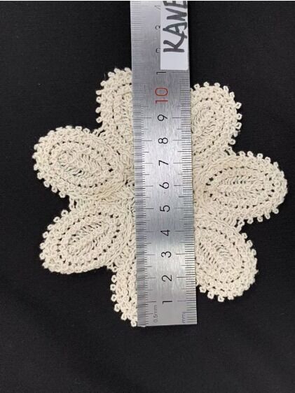 quality Vintage Thickened Lace Doily Fabric Cotton Thread Woven DIY Manual Clothing Decoration factory