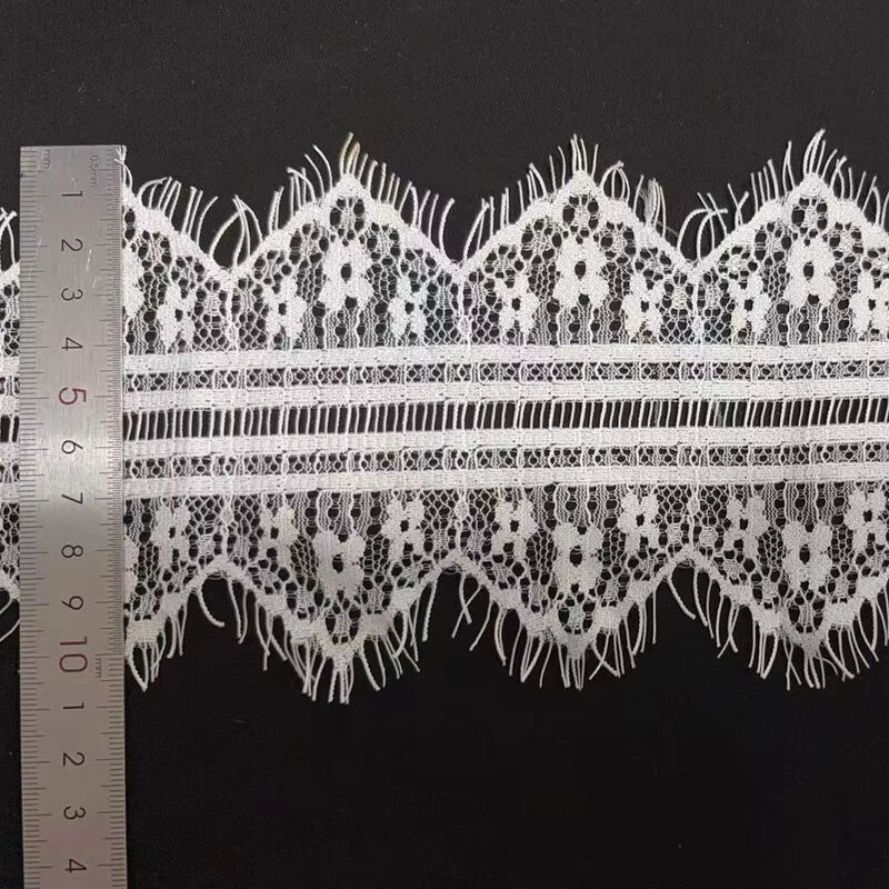 Quality Elegant Vintage Sexy Stylish Floral French Eyelash Chantilly Lace Trims Edge Strips Eco-Friendly Bags Accessories factory