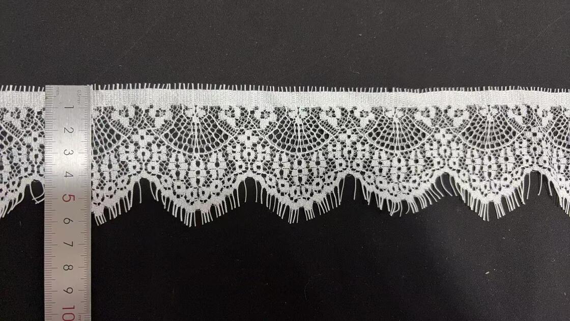 Quality Elegant Vintage Sexy Stylish Floral French Eyelash Chantilly Lace Trims Edge Strips Eco-Friendly Bags Accessories factory