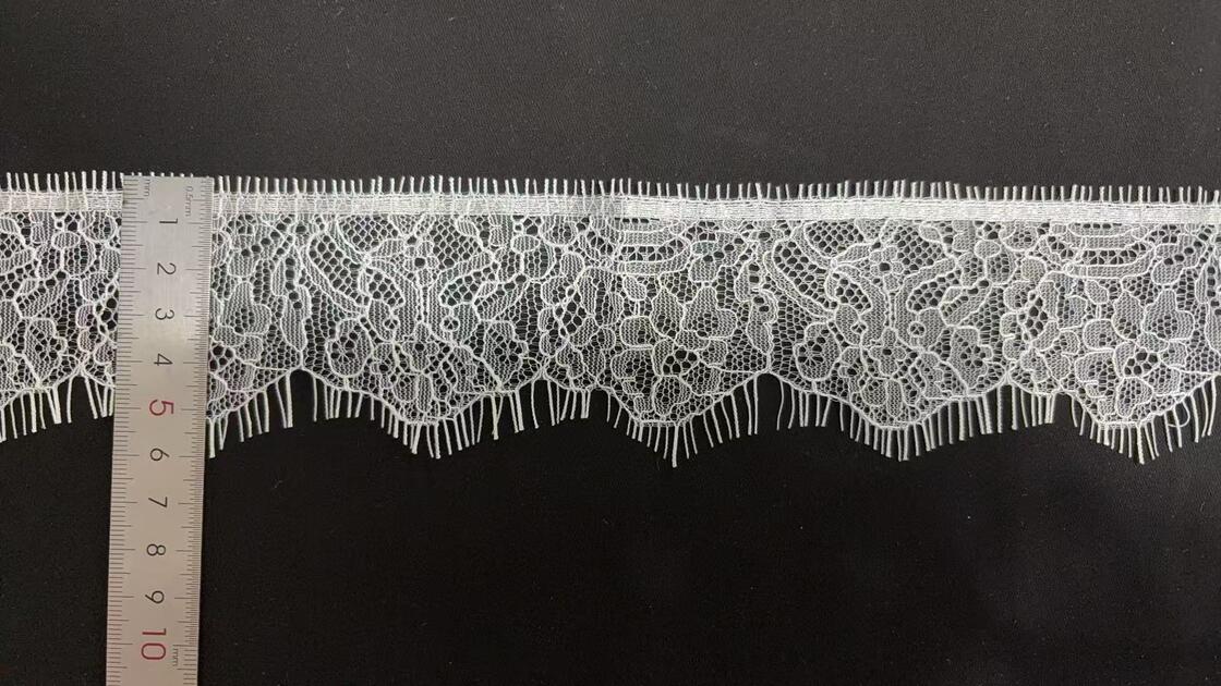 Quality Elegant Vintage Sexy Stylish Floral French Eyelash Chantilly Lace Trims Edge Strips Eco-Friendly Bags Accessories factory