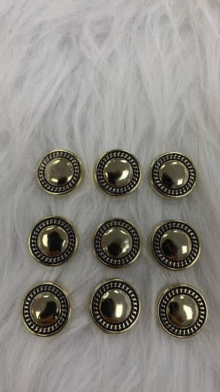 quality Grand Manner Round Metal Shank Buttons for Fashion Coat Elegant Sewing Buttons factory
