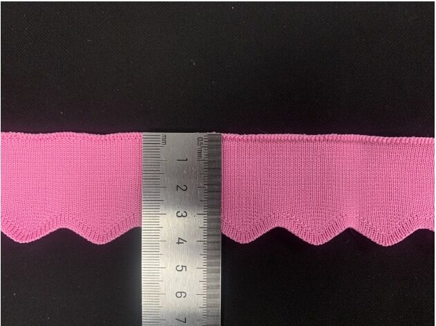 quality Wholesale High Quality Black Elastic Lace Band High Elastic Knitted Clothing Accessories Handmade factory