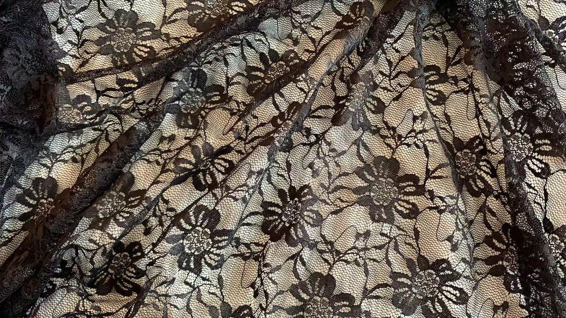 Quality 2025 New Nylon-Spandex Lace Jacquard Fabric Fashion Clothing and Lace Accessories factory