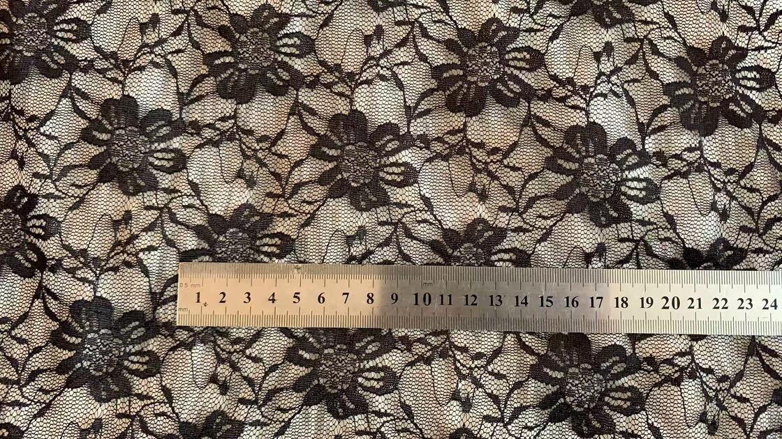 Quality 2025 New Nylon-Spandex Lace Jacquard Fabric Fashion Clothing and Lace Accessories factory