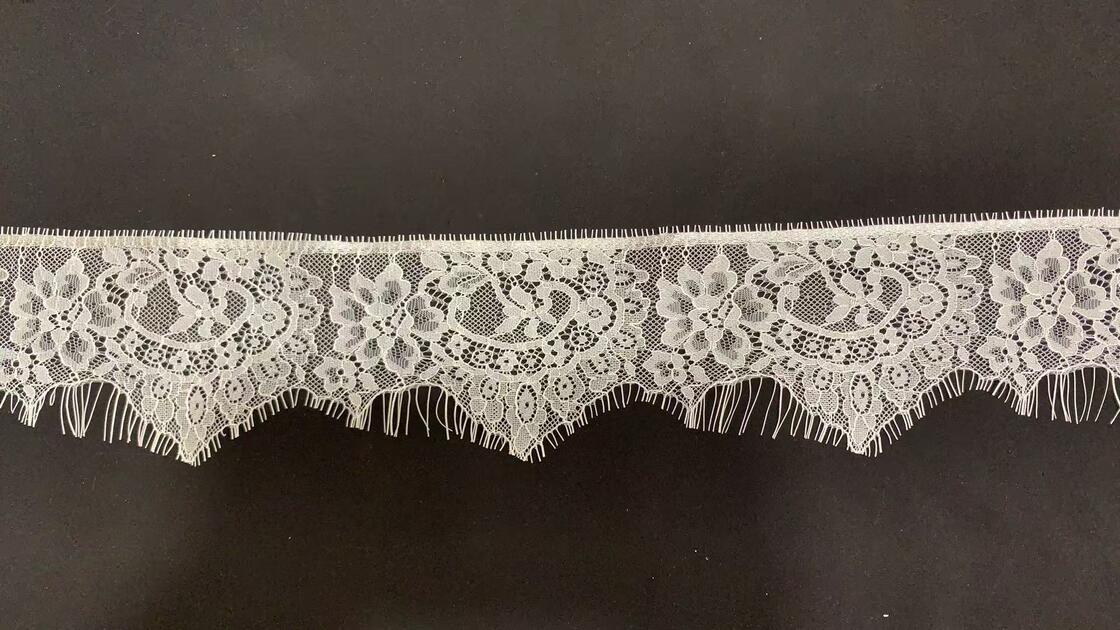 Quality 9cm Nylon Floral French Style Lace Edge Decoration, Shangtiyi Eyelash Edge Decoration, Suitable for Clothing factory