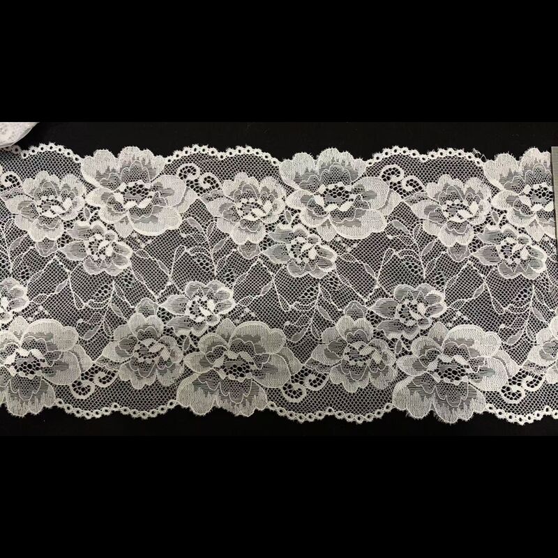 Quality High Quality 18CM Floral Elastic Retro Embroidery Lace Decoration Soft and Exquisite factory