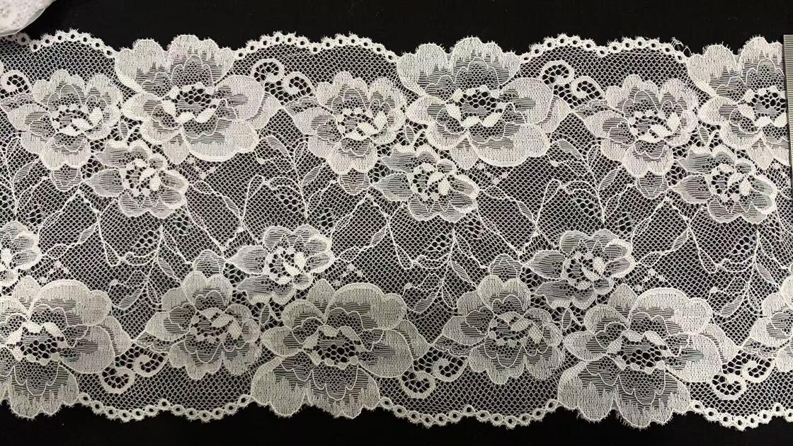 Quality High Quality 18CM Floral Elastic Retro Embroidery Lace Decoration Soft and Exquisite factory
