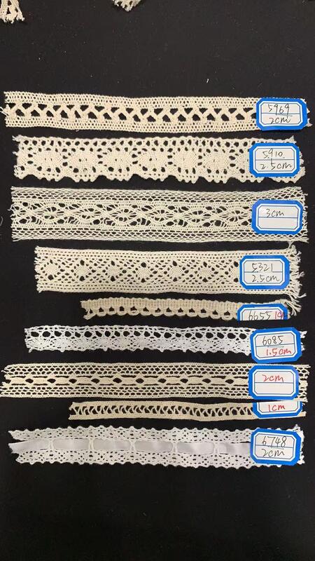 Quality Wholesale High-quality Clothing Accessories 1-3cm Cotton Thread Crochet Trim factory