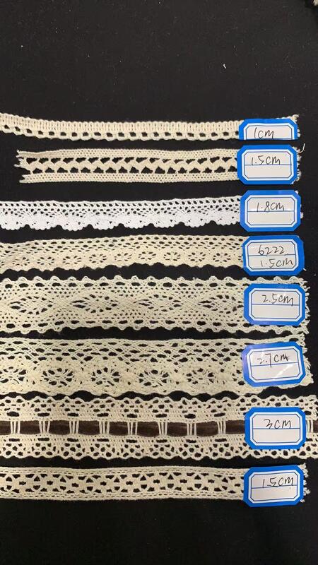 Quality Wholesale High-quality Clothing Accessories 1-3cm Cotton Thread Crochet Trim factory