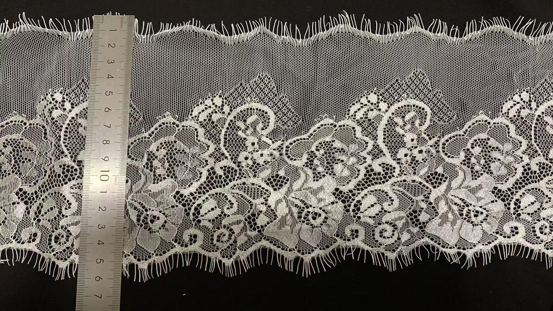 Quality Fine Wholesale Flower Sexy Nylon Lace Trim-Suitable for Clothing factory