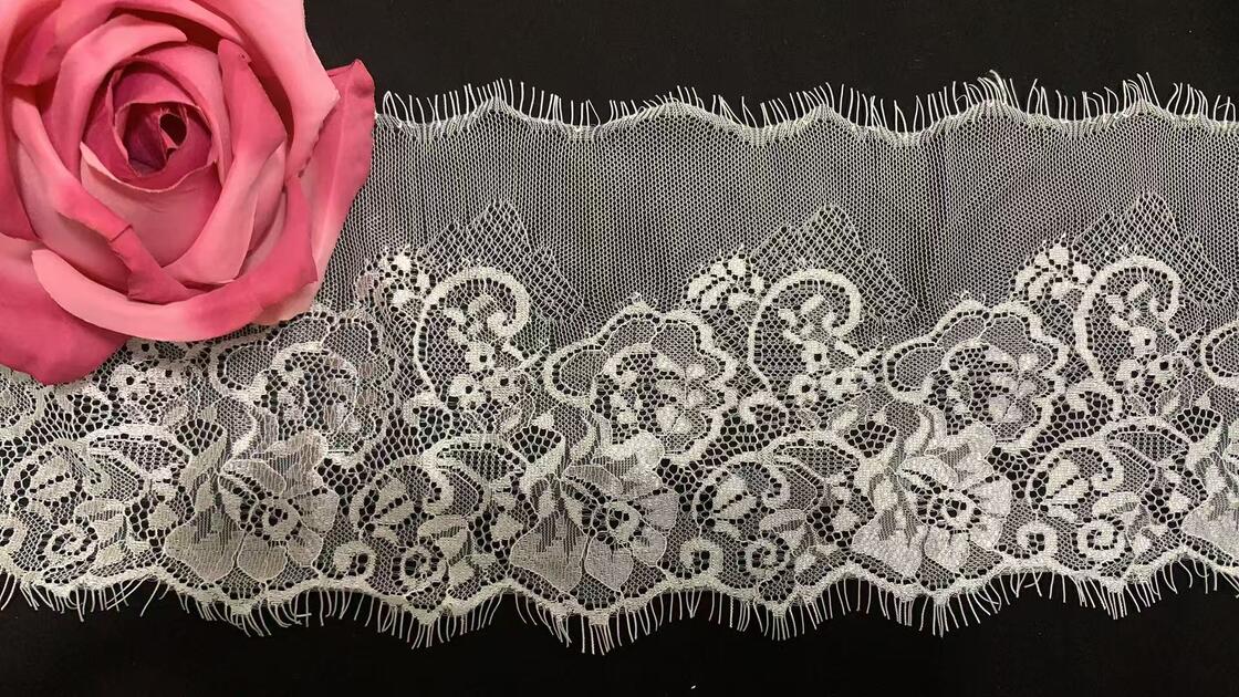 Quality Fine Wholesale Flower Sexy Nylon Lace Trim-Suitable for Clothing factory