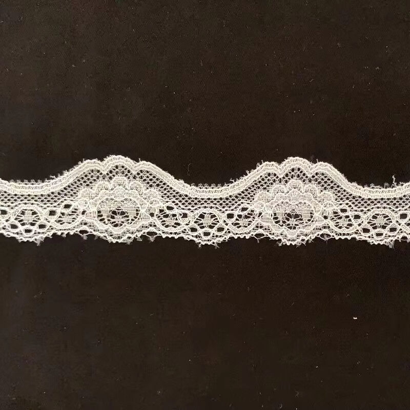 Quality High Quality Clothing Wholesale with Nylon/Spandex Lace Trim, Flower Design+Distinctive Large Wave Edge factory