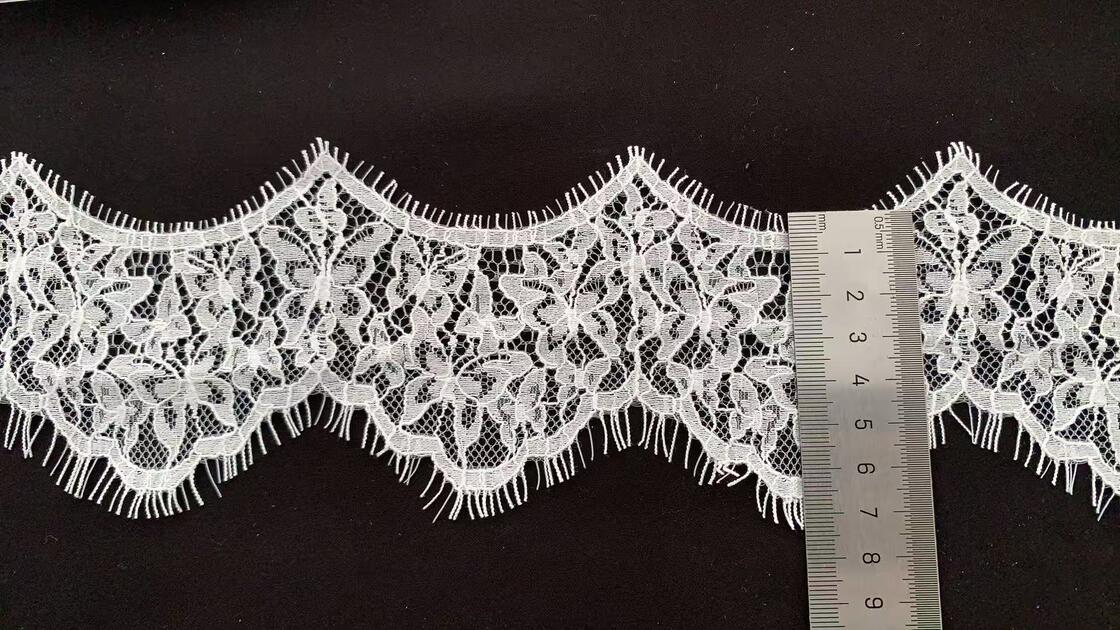 Quality New Wholesale Clothing Accessories 7.5cm Brocade Cotton French Elegant Lace factory