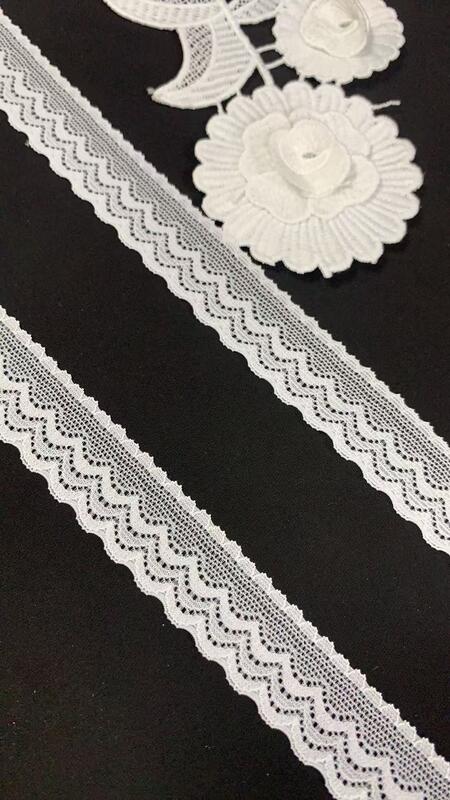 Quality New Women's Nylon Spandex Lace Lingerie with Elastic Lace Decoration Soft and Elastic Lace Fabric factory