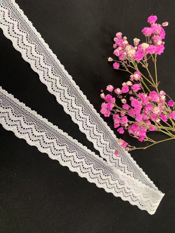 Quality New Women's Nylon Spandex Lace Lingerie with Elastic Lace Decoration Soft and Elastic Lace Fabric factory