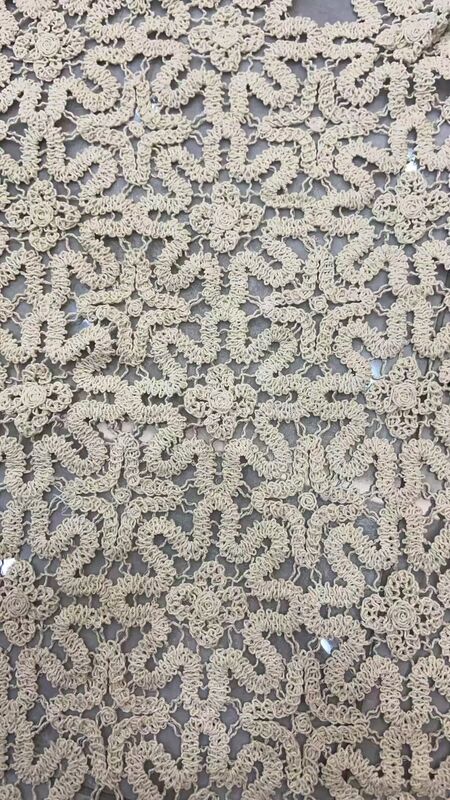 Quality Cotton Soluble Embroidery Lace Fabric for Spring and Summer Fashion for Shirt Tops and Skirts factory