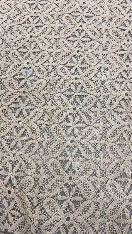 Quality Cotton Soluble Embroidery Lace Fabric for Spring and Summer Fashion for Shirt Tops and Skirts factory