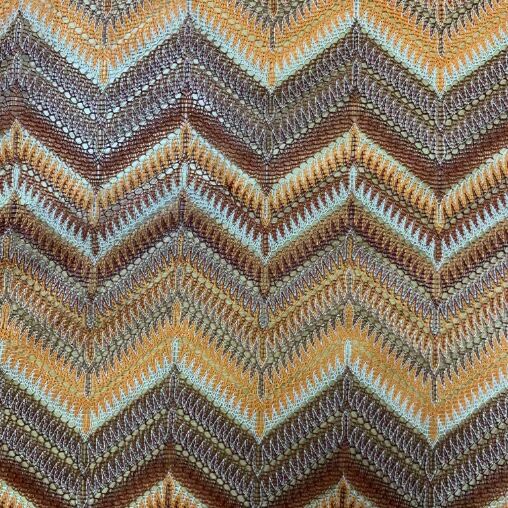Quality Ethnic Style DIY Sofa Cover Fine Canvas Printed Wavy Stripes Lace Fabric for Dormitory Tablecloth and Bag Fabric factory