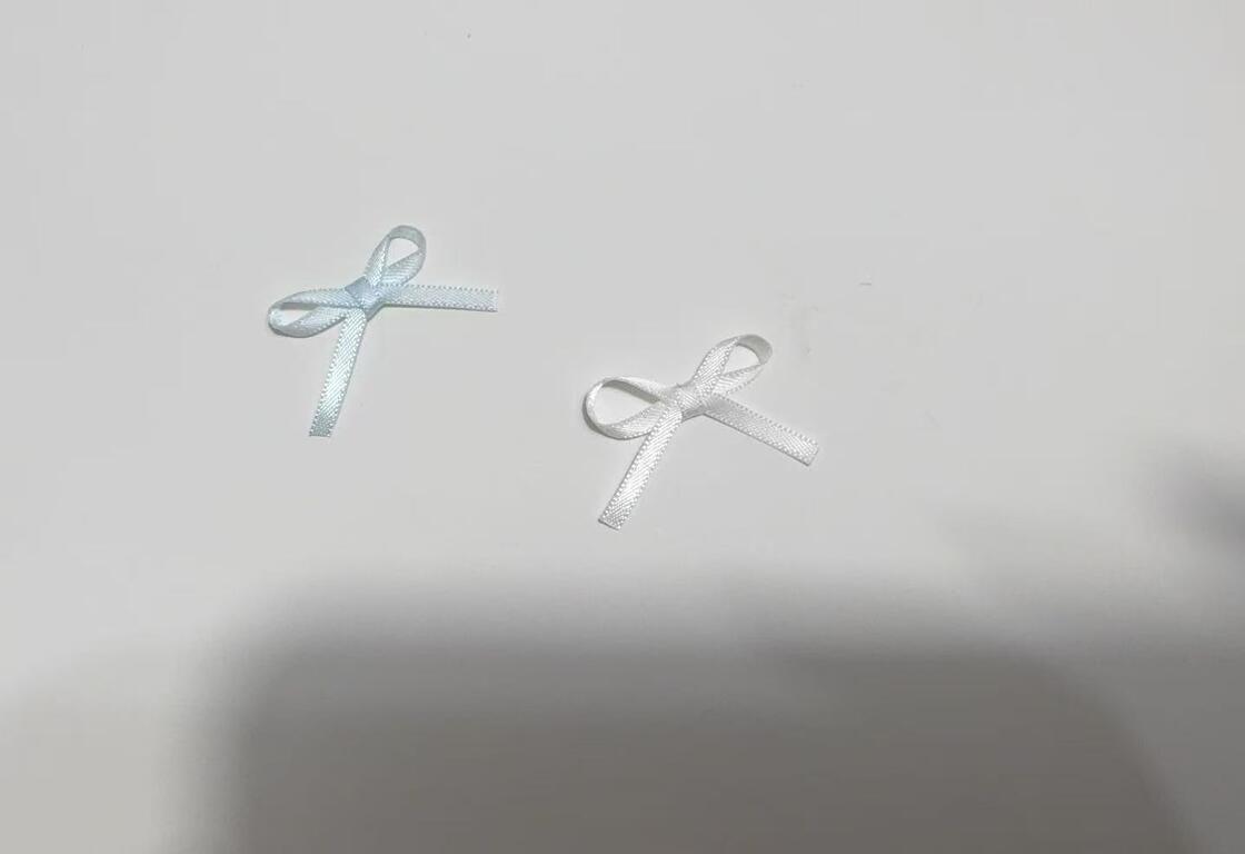 Quality Handmade DIY Mini Polyester Satin Ribbon Bow for Candy Perfume Gift Packaging Decoration factory
