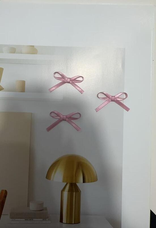 Quality Handmade DIY Mini Polyester Satin Ribbon Bow for Candy Perfume Gift Packaging Decoration factory