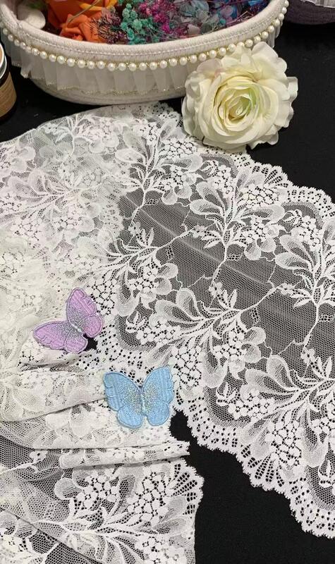 Quality Gentle French Style Floral Elastic Nylon/Spandex Lace Romantic Stylish Lingerie Sleepwear Dress Accessories  A1Z009# factory