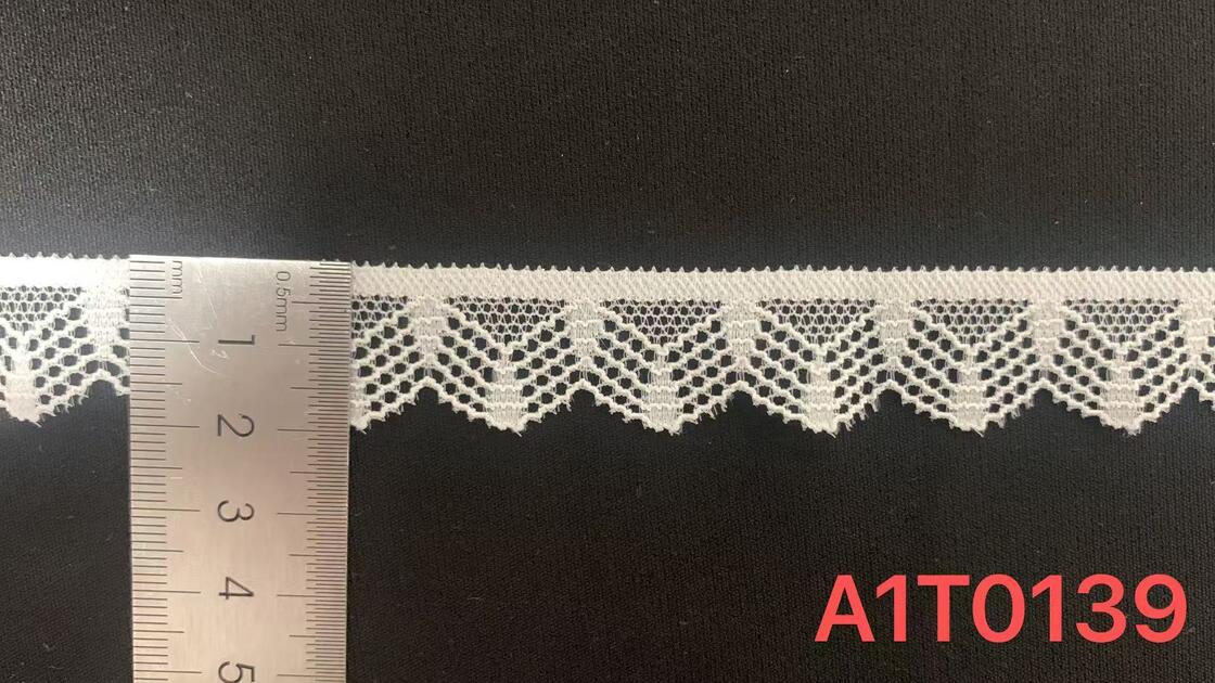 Quality Neat Triangle Honeycomb Mesh Nylon Spandex Elastic Lace Trim for Lingerie Underwear Pajama DIY Garment Decro factory
