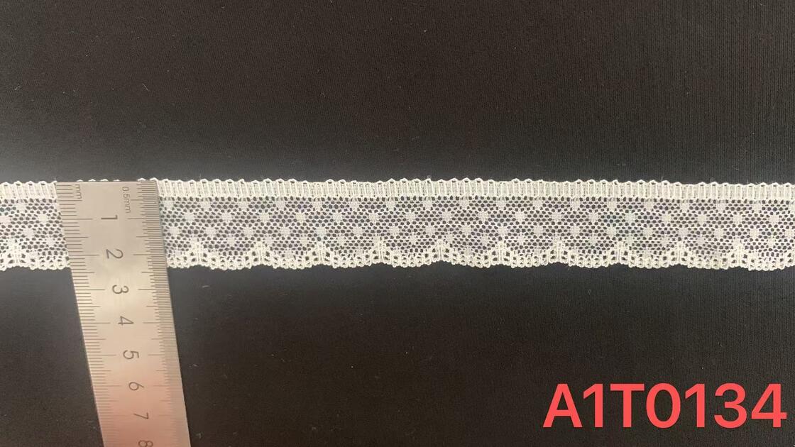Quality 2.5cm Lightweight Openwork Lace Trim with Fine Knitting, Perfect For Ethnic Wear and Wedding Decor factory