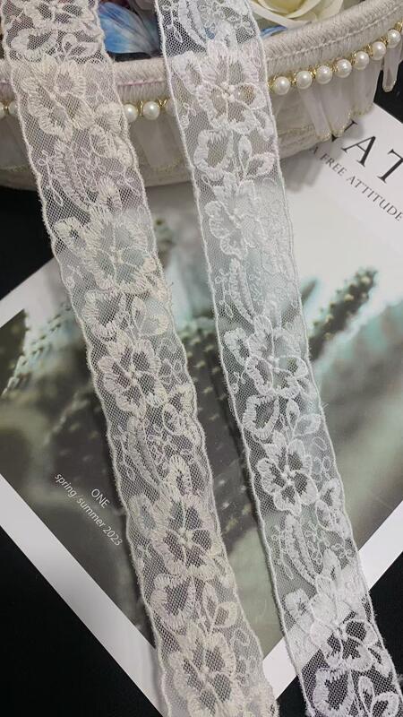 Quality Vintage Eco-Friendly French Lace Mesh Fabric Water-Soluble Embroidery LACE Trim for Women's Dresses & Home Decor factory