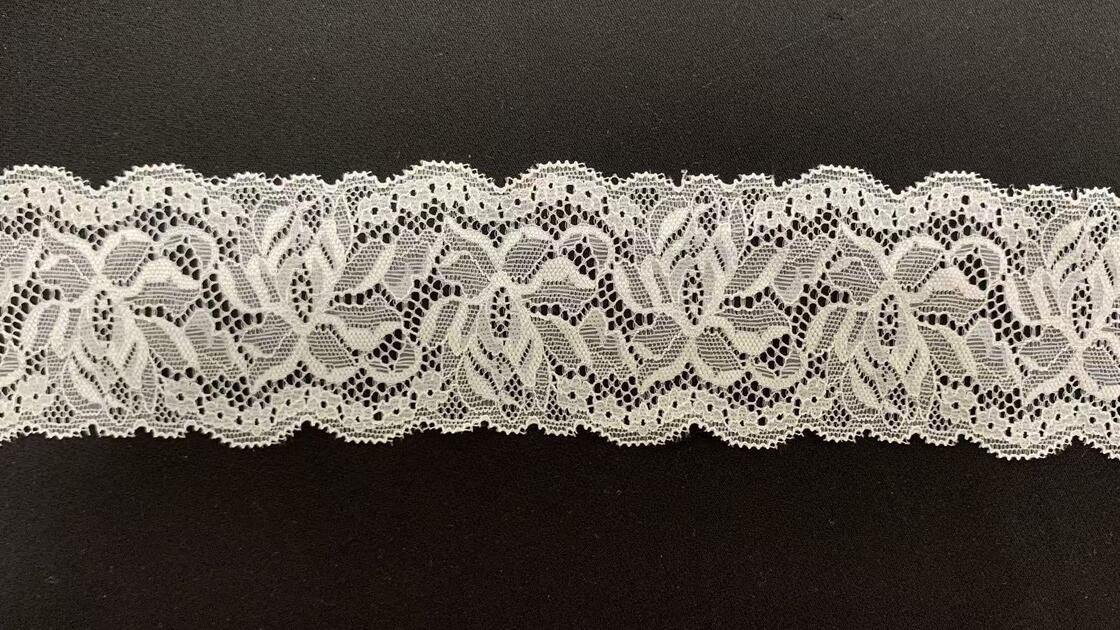 Quality 6cm No Irritation Stretch Flower Lace Trim Ideal for Intimates, Slip Dresses & Handmade Clothing Embellishment factory