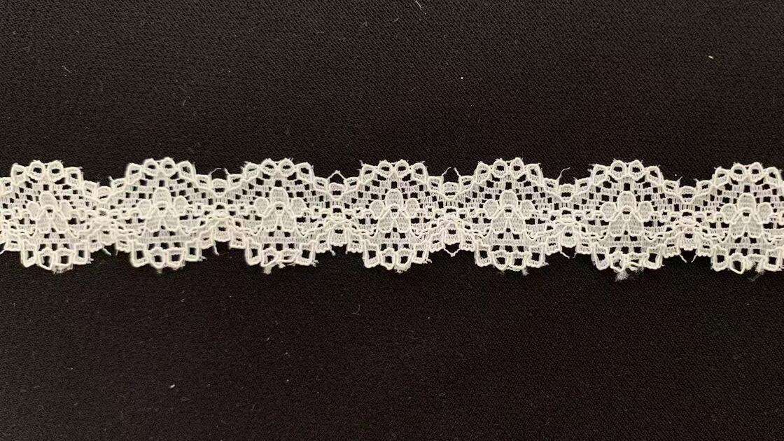 Quality 2cm Multi-Use Elastic Hollow Flower Lace Trim Premium Sewing Supply For Underwear, Dresses & Handcrafts factory