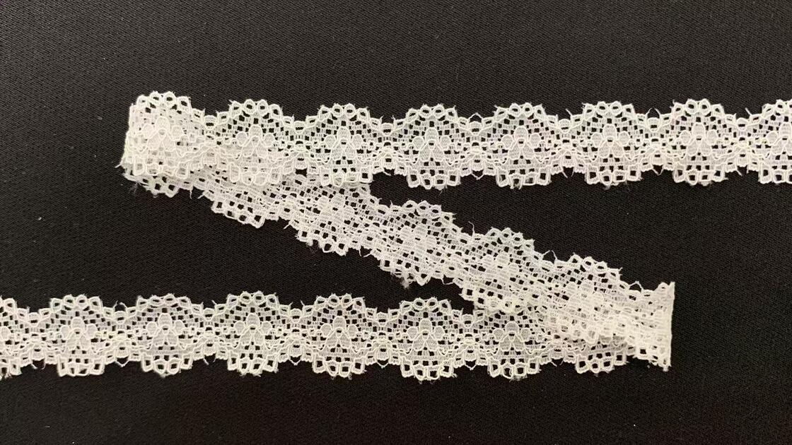 Quality 2cm Multi-Use Elastic Hollow Flower Lace Trim Premium Sewing Supply For Underwear, Dresses & Handcrafts factory