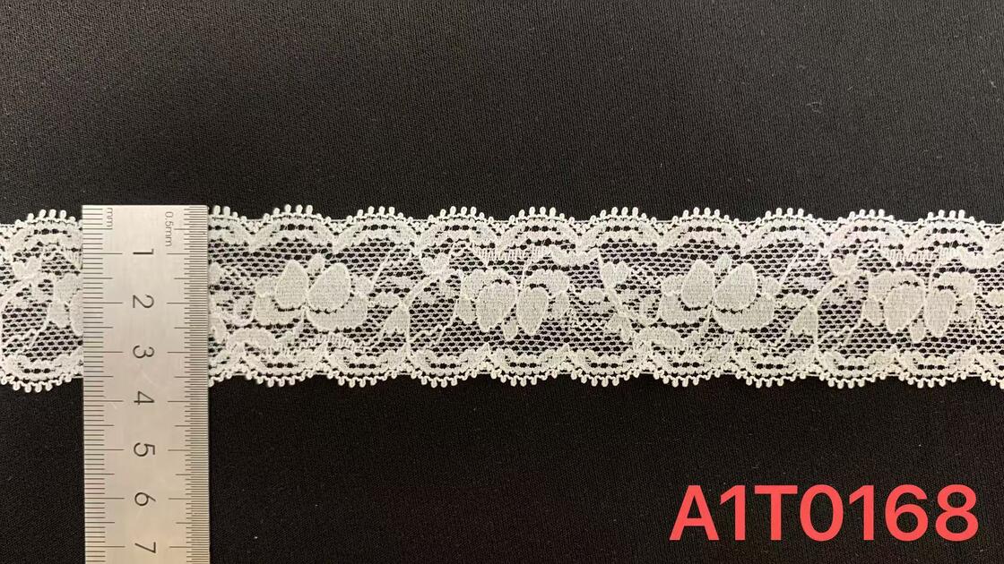 Quality 3.9cm Hollow-out Lace Trim with Diamond Pattern and Scalloped Border for Wedding Dresses and Kids Clothing Decoration factory