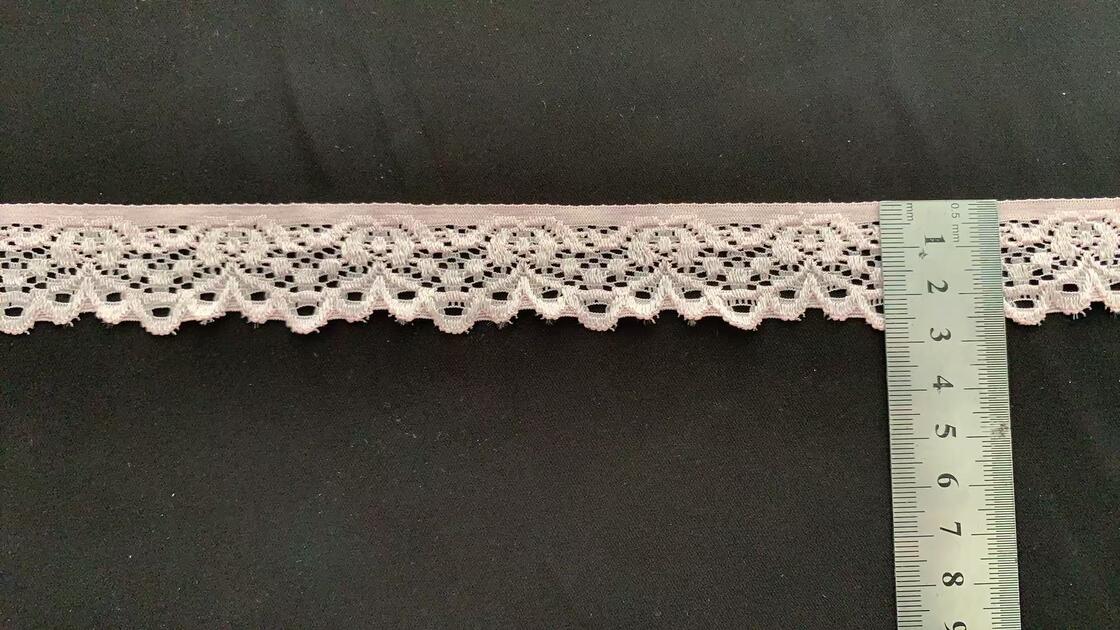 Quality 2.8CM Elegant Vintage Hollow Flower Stretch Lace Trim Soft Nylon Spandex Border for Bridal Gowns, Lingerie & Handmade Home Craft DIY factory