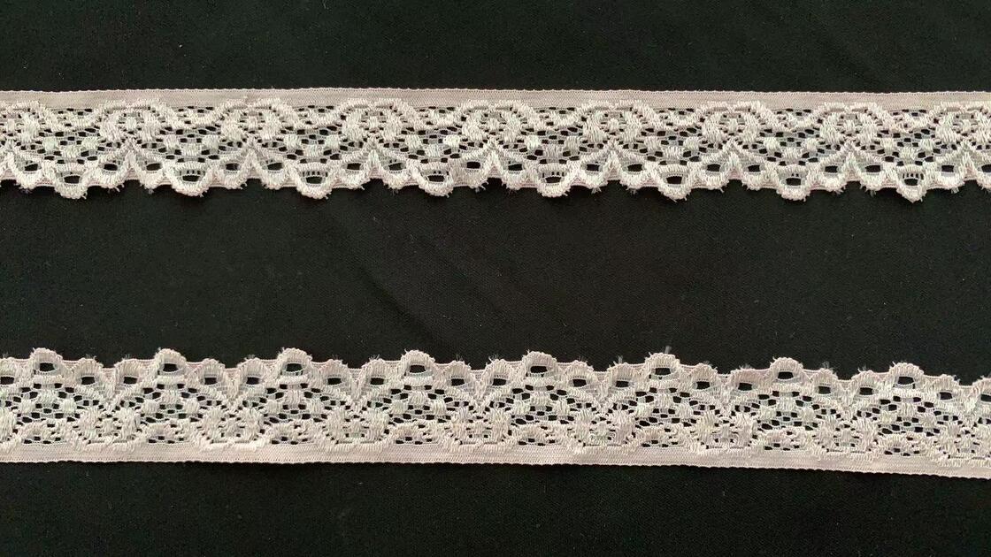 Quality 2.8CM Elegant Vintage Hollow Flower Stretch Lace Trim Soft Nylon Spandex Border for Bridal Gowns, Lingerie & Handmade Home Craft DIY factory