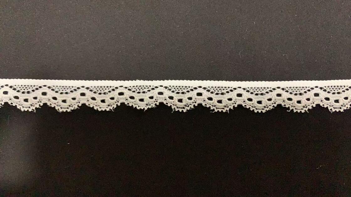 Quality 1.5CM Timeless Vintage Hollow Flower Elastic Lace Trimming Elastic Spandex Edging for Intimates, Wedding Formal Dresses & Home Linen DIY Making factory