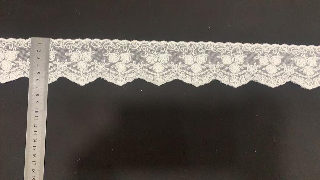 Quality High Quality Cotton Mesh Embroidery Lace Vintage Floral Pattern Water-soluble Eco-Friendly Trimmings for Shoes Bags factory