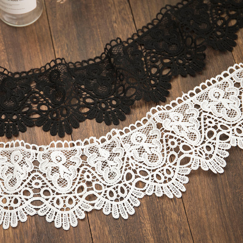 Quality 8.5cm Skin-Friendly Milk Silk Floral Scalloped Lace Trim, Stretch White Floral Elastic Lace Ribbon, High Drape Lace Fabric Strip for Dresses, Loungewear, Home Decor & Sewing DIY Projects factory