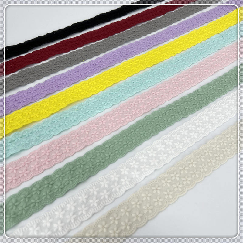 Quality Vintage Middle East Cotton Lace Trim Decorative Lace Edging for Fashion Garment DIY Textile Crafts Accessories factory