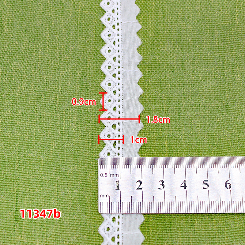 Quality Vintage Style Cotton Lace Trim with Scalloped Edge for Middle East Inspired Fashion and Home Decor factory