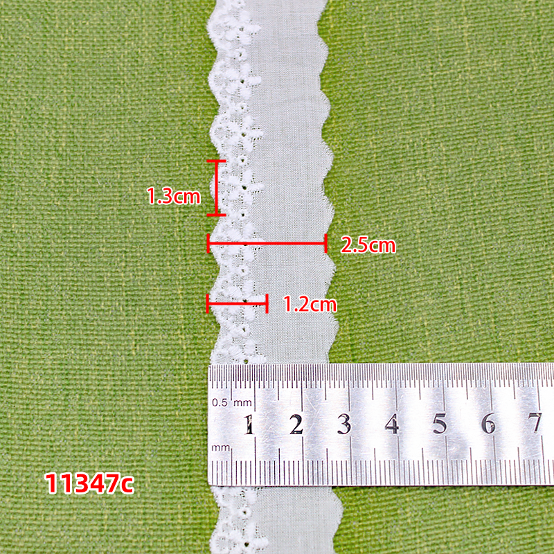 Quality Vintage Style Middle Eastern Inspired Cotton Lace Trim with Scalloped Edge for DIY Sewing and Crafting factory