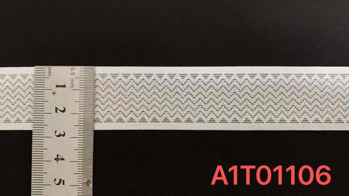 Quality 2.7cm Soft Stretchable Rhombus Lace Trim with Distinct Slant Mesh for Apparel Hemming factory