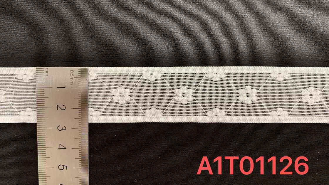 Quality 2.5cm Width Soft Nylon Spandex Delicate Diamond Mesh Elastic Lace Trim for Lingerie and Dress Decoration factory