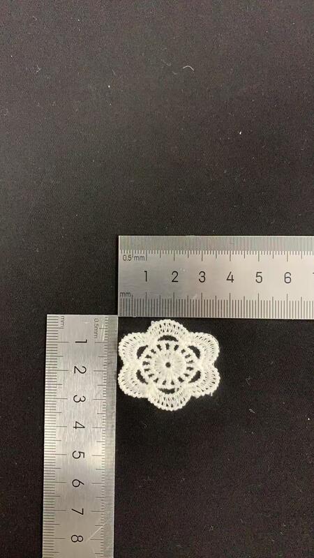 Quality Cotton Crochet Flower patches, Handmade Style Floral Patch for Dress, Home Textile & Handicraft factory