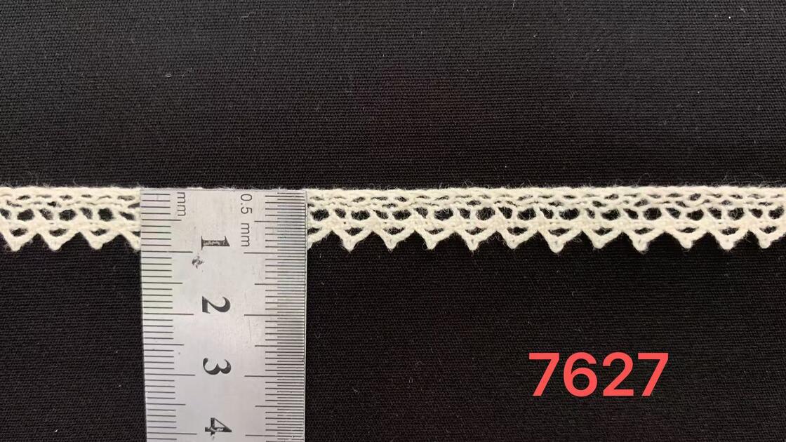 Quality 100% Cotton Crochet Lace Trim  | 1cm Wide Hollow‑Out Lace for Garment & Home Textile Wholesale factory