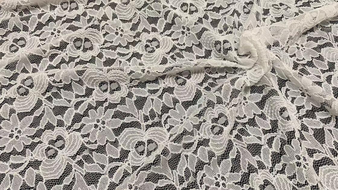 Quality Luxury Large Floral Lace Fabric with Soft Skin-friendly Breathable Lightweight for Evening Gowns and Dresses factory