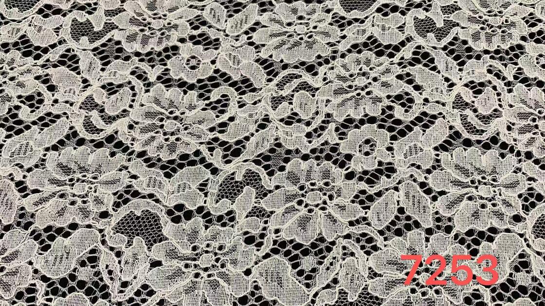 Quality Stretchy Nylon Spandex Lace Fabric with Floral Leaf Pattern and Breathable Hollow Mesh for Women Dress Lingerie factory