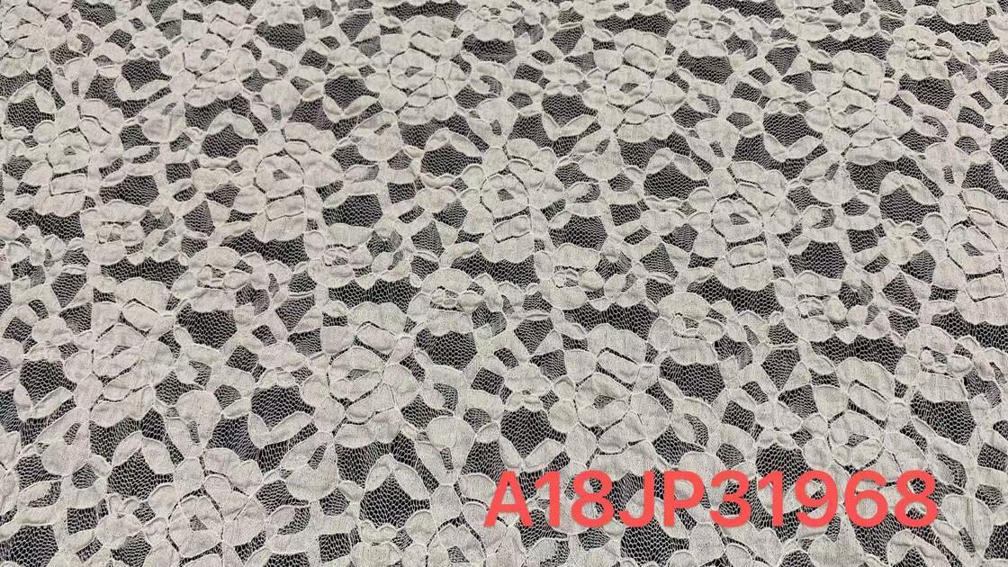 Quality Stretchy Floral Nylon Lace Fabric, Vintage Flower Pattern Soft Mesh Lace for Dress Lingerie Garment Sewing factory