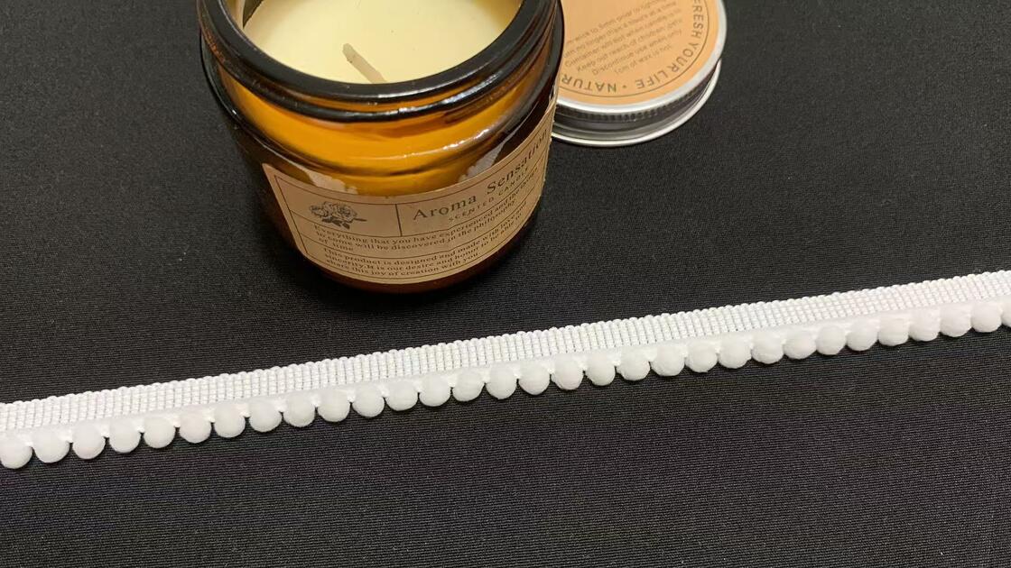 Quality 1.4cm Scallop Edge Elastic Trim with Soft Stretch and Fine Workmanship for Underwear Lingerie Garment Edge Finishing factory